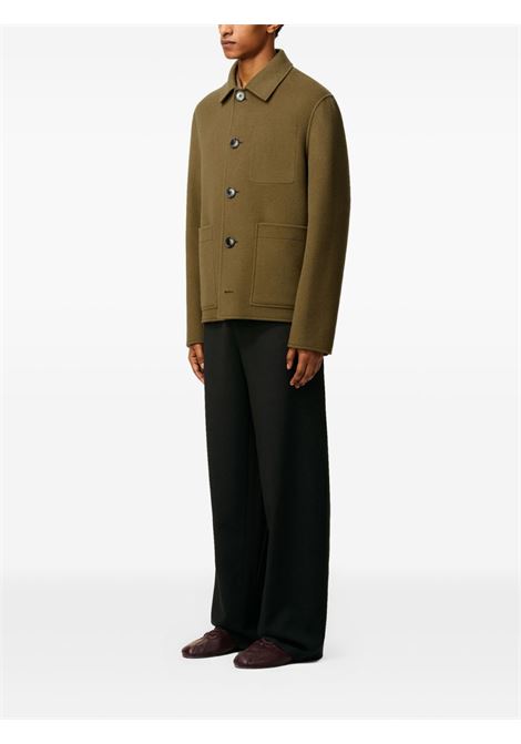 giacca boxy uomo bronzo AMI PARIS | HJK844.WV0022298